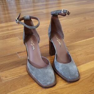 Diba True Suede Ankle Strap Heels